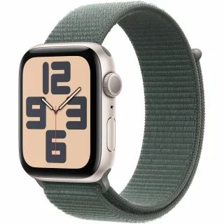 Apple Watch SE 2024 GPS 44mm Starlight Lake Green