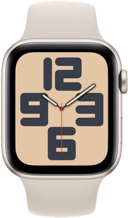 Apple Watch SE 2024 GPS + Cellular 44mm Starlight Aluminium S/M