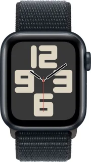 Apple Watch SE 40mm Midnight Aluminium Case Sport Loop