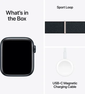Apple Watch SE 40mm Midnight Aluminium Case Sport Loop