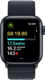 Apple Watch SE 40mm Midnight Aluminium Case Sport Loop
