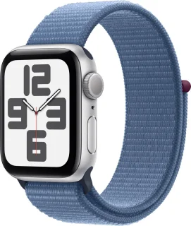 Apple Watch SE 40mm Silver Aluminium Winter Blue Sport Loop