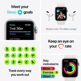 Apple Watch SE 40mm Spacegrijs
