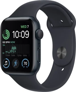 Apple Watch SE 44mm Middernacht Aluminium