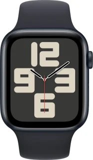 Apple Watch SE 44mm Midnight Aluminium Midnight Sport Band M/L