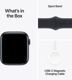 Apple Watch SE 44mm Midnight Aluminium Midnight Sport Band S/M