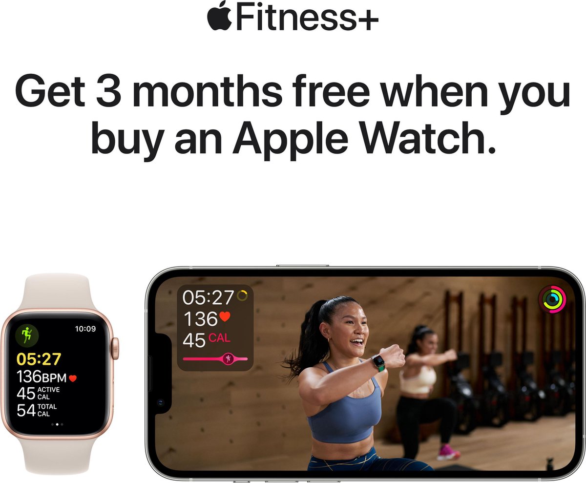 Apple Watch SE 44mm Roségoud