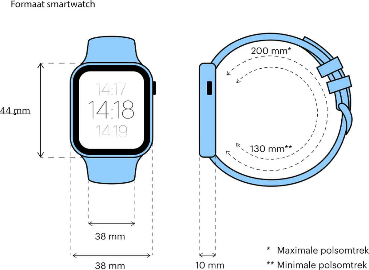 Apple Watch SE 44mm Roségoud