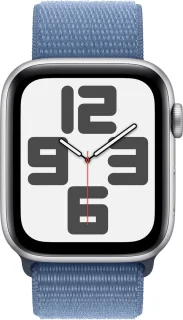 Apple Watch SE 44mm Silver Aluminium Winter Blue