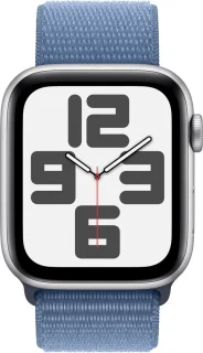 Apple Watch SE 44mm Silver Aluminium Winter Blue