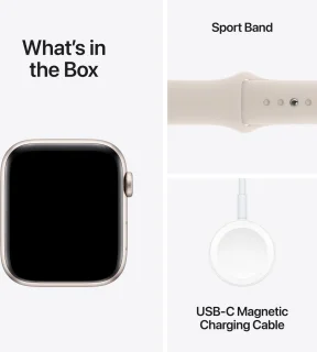 Apple Watch SE 44mm Starlight Aluminium M/L