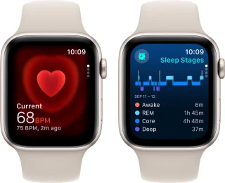 Apple Watch SE 44mm Starlight Aluminium M/L