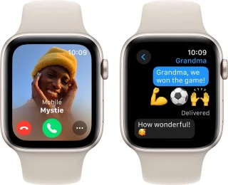 Apple Watch SE 44mm Starlight Aluminium M/L
