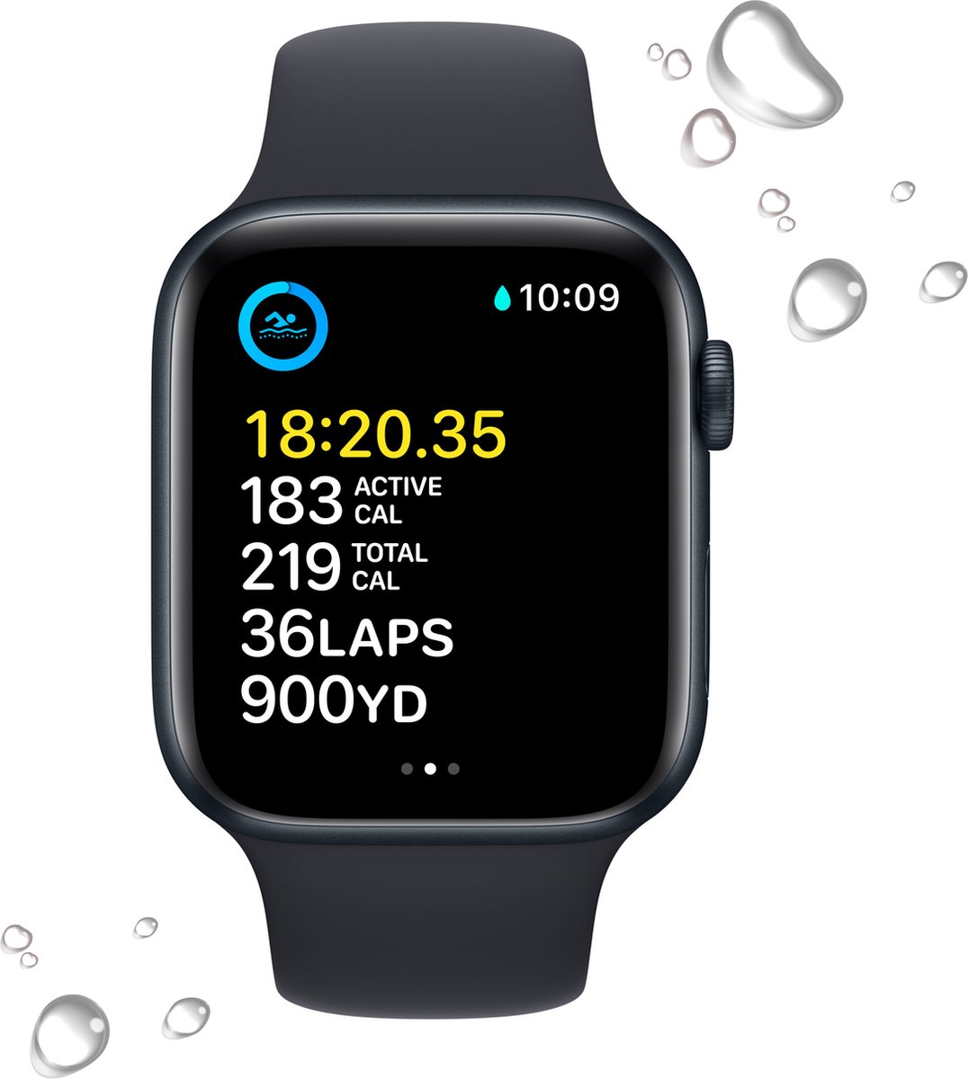 Apple Watch SE 4G 40mm Middernacht Aluminium