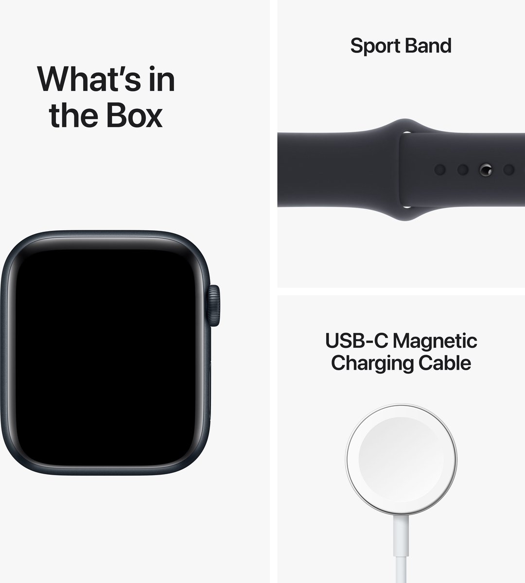 Apple Watch SE 4G 40mm Middernacht Aluminium