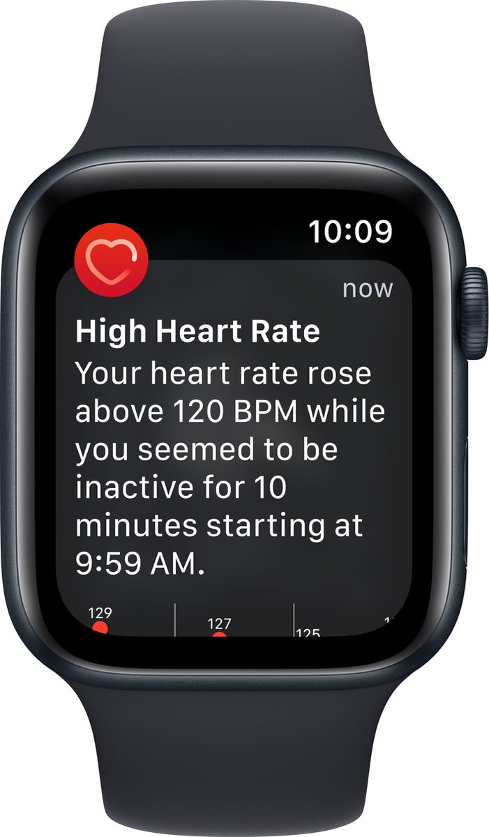 Apple Watch SE 4G 40mm Middernacht Aluminium