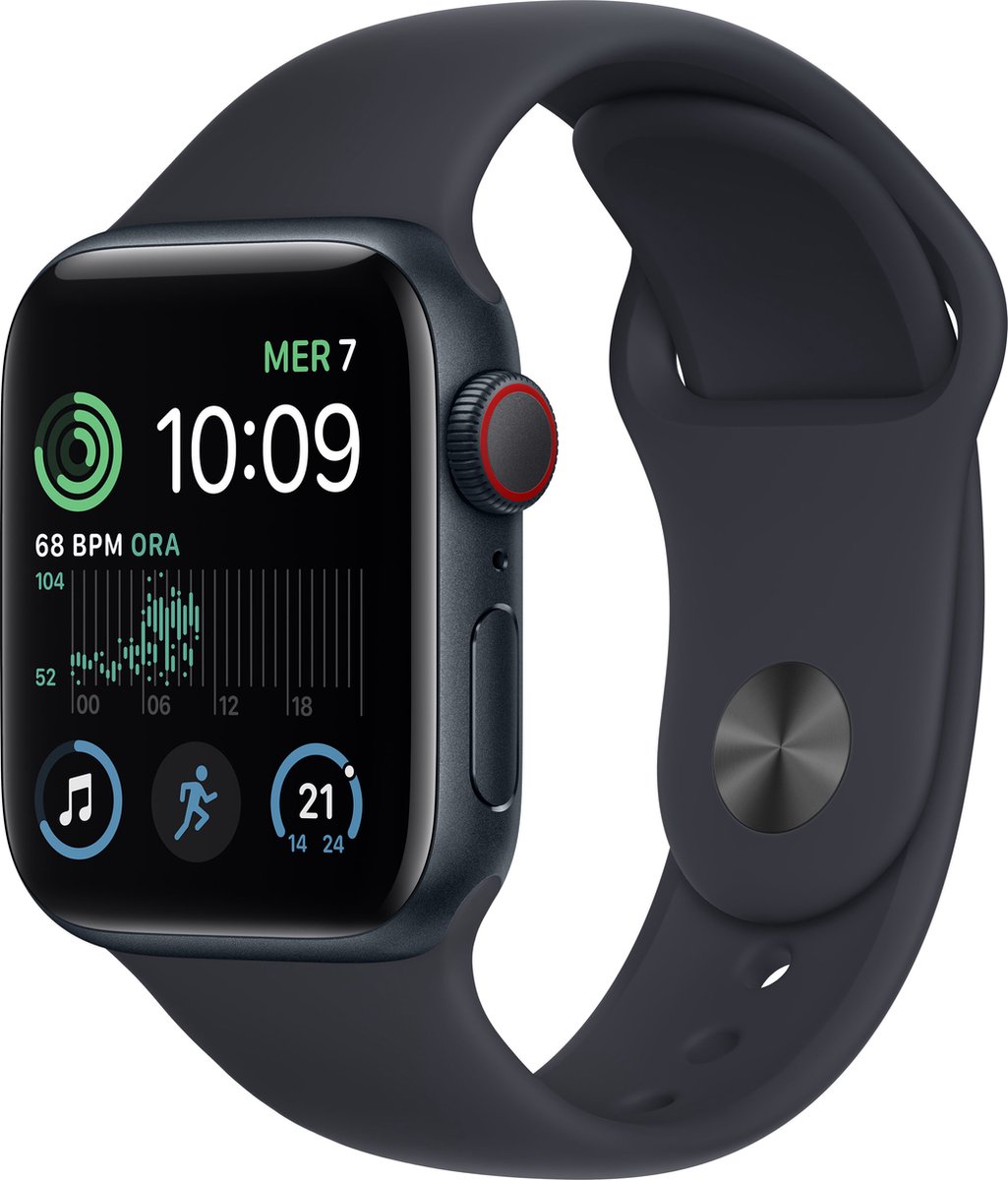 Apple Watch SE 4G 40mm Middernacht Aluminium