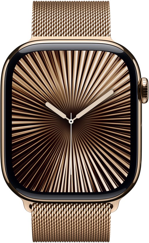Apple Watch Series 10 42mm Gouden Titanium M/L