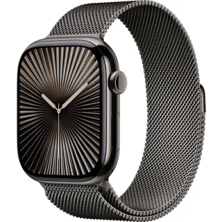 Apple Watch Series 10 42mm Milanese Loop — slank, groot en verfijnd