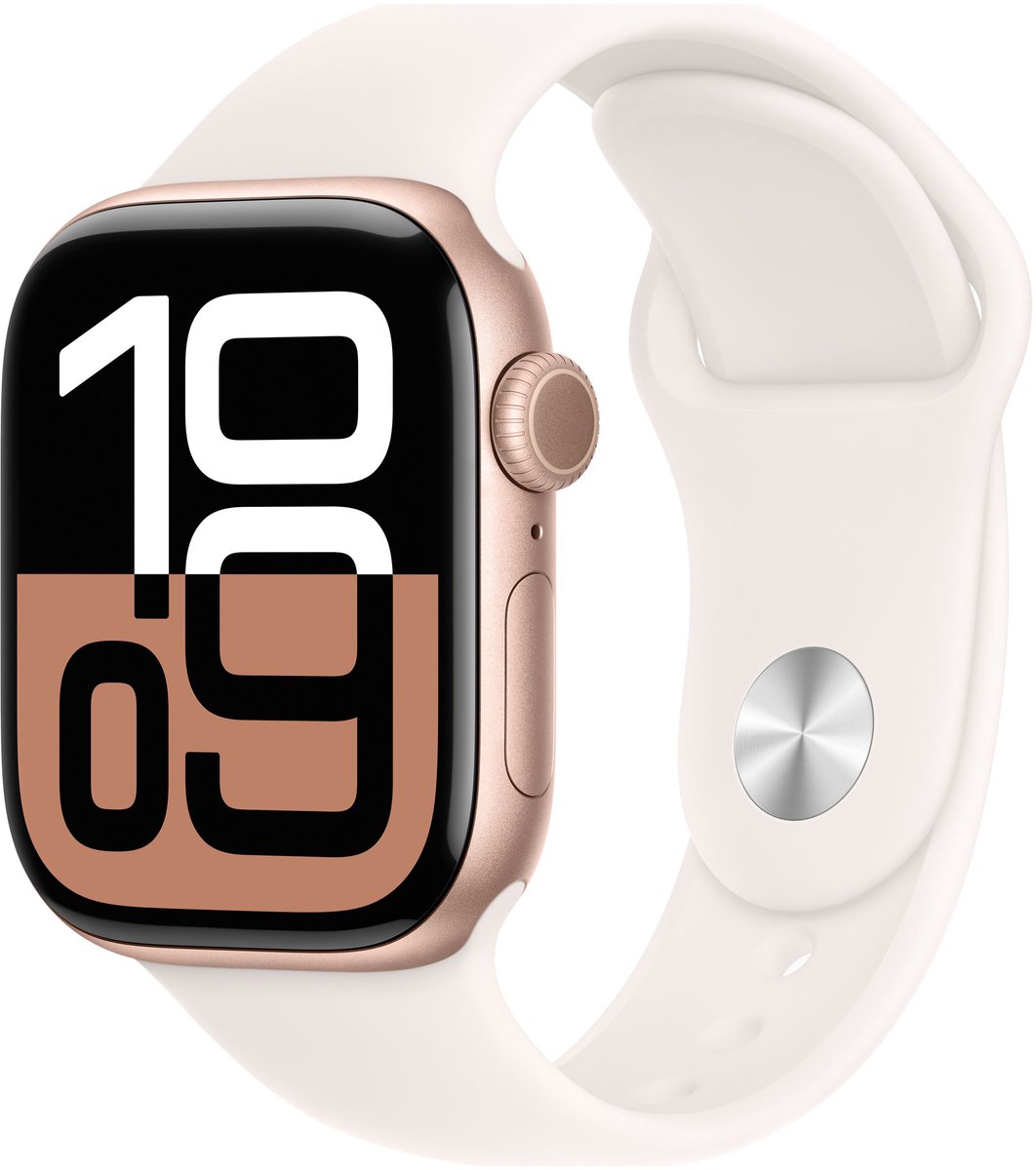 Apple Watch Series 10 42mm Rose Goud Aluminium Wifi S/M