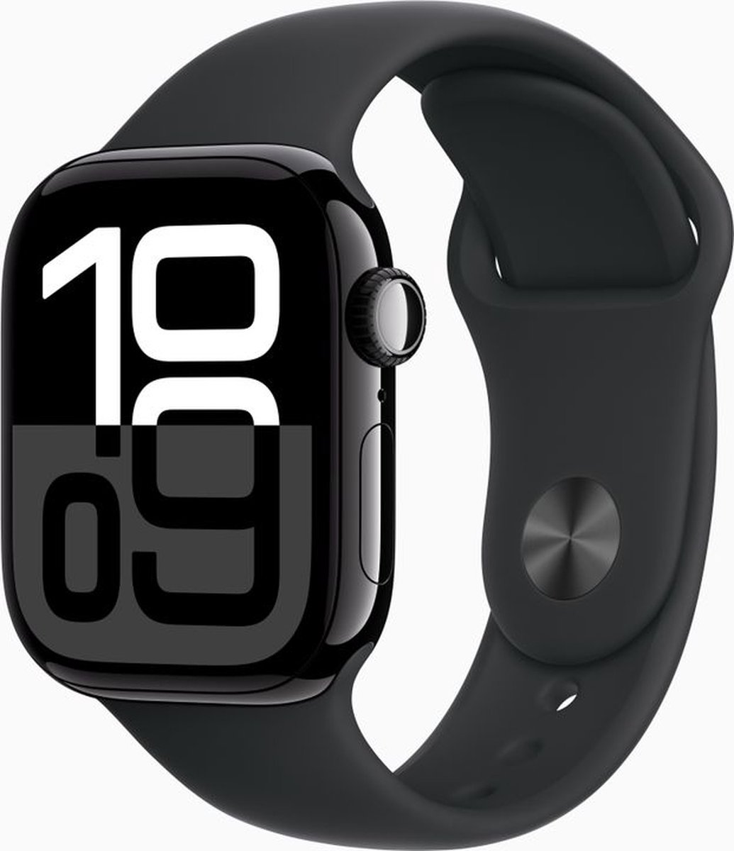Apple Watch Series 10 42mm Zwart Aluminium M/L