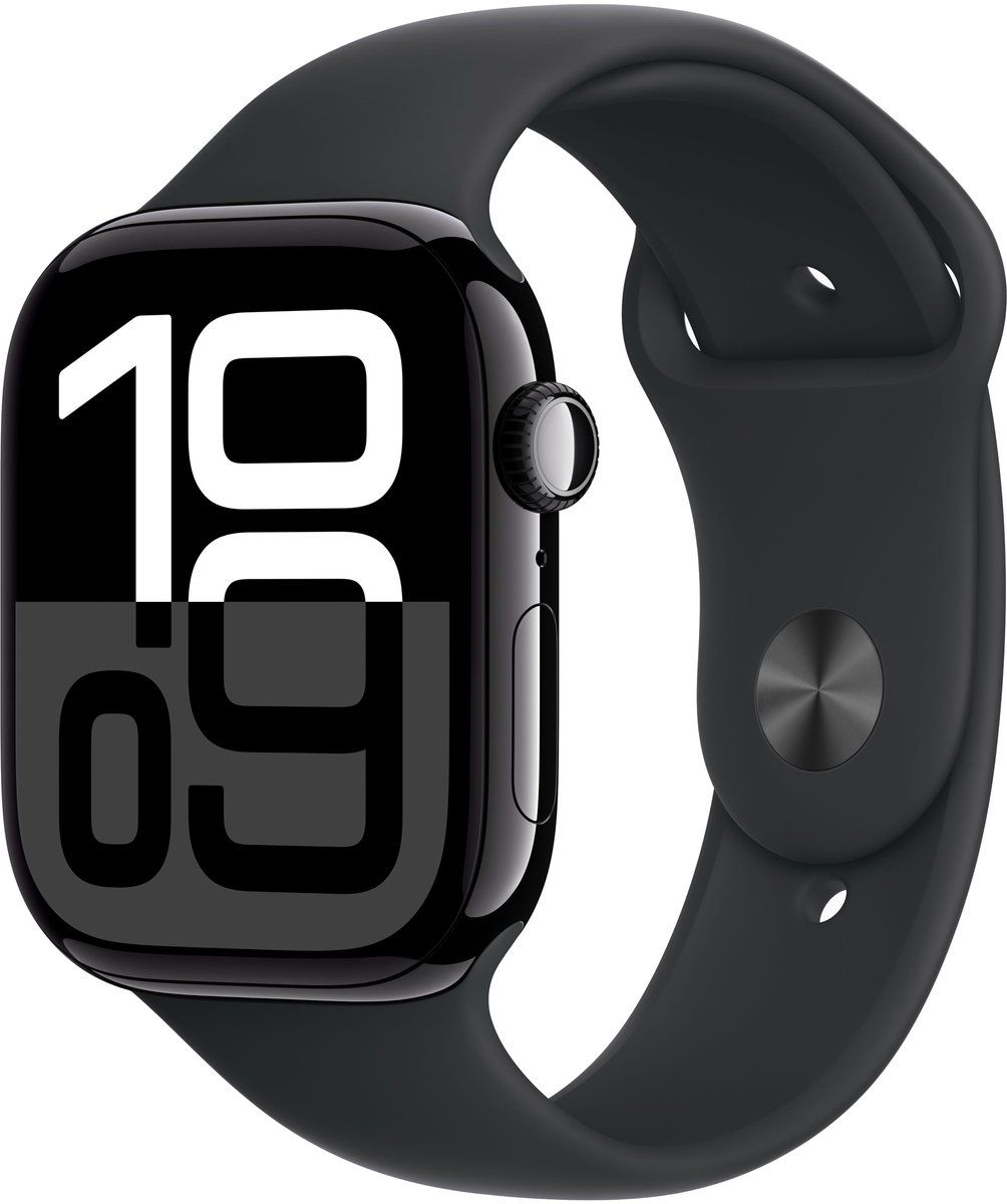 Apple Watch Series 10 42mm Zwart Aluminium M/L