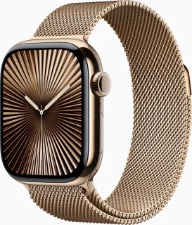 Apple Watch Series 10 46mm Gouden Titanium S/M