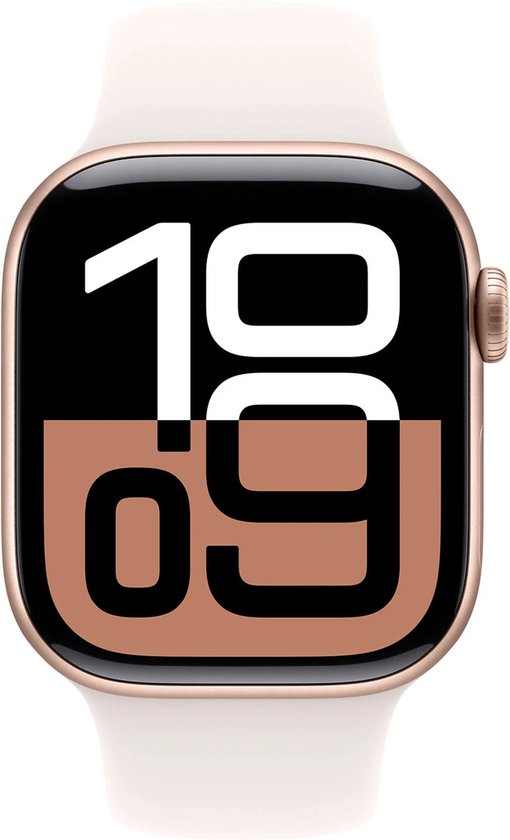 Apple Watch Series 10 46mm Rose Goud Aluminium M/L