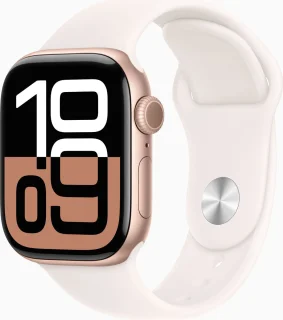 Apple Watch Series 10 46mm Roségoud Aluminium M/L