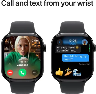 Apple Watch Series 10 46mm Zwarte Aluminium Wifi S/M