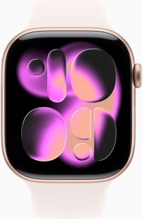 De Apple Watch Series 11 42 mm Rose Gold Aluminium met Light Blush Sport Band M/L in één oogopslag