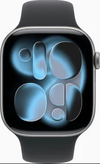 Apple Watch Series 11 42 mm Space Grey Aluminium Case Black Sport Band S/M