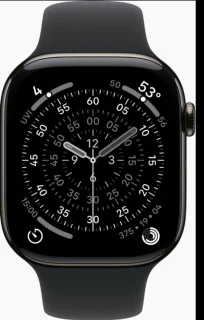 Apple Watch Series 11 46 mm Slate Titanium Black Sport Band