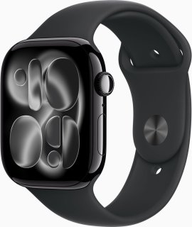 Wat vinden we goed aan de Apple Watch Series 11 Smartwatch 46 mm Jet Black Aluminium met Black Sport Band (S/M)