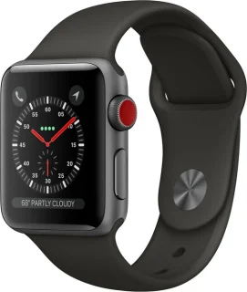 Apple Watch Series 3 38mm Spacegrijs Aluminium