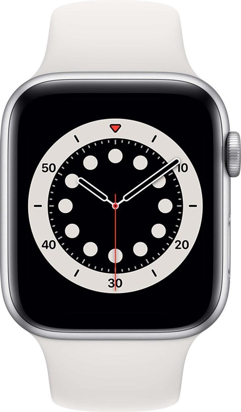 Apple Watch Series 6 44mm Zilver — gezond, sportief en elegant om je pols