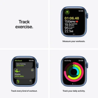 Apple Watch Series 7 41mm Blauw