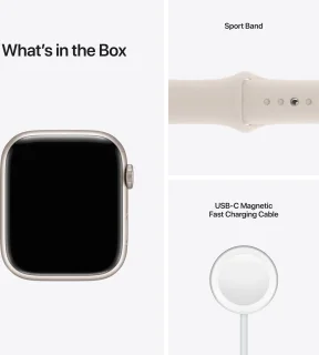 Apple Watch Series 7 41mm Sterrenlicht