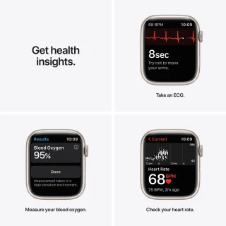 Apple Watch Series 7 41mm Sterrenlicht