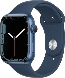 Apple Watch Series 7 45 mm Blauw GPS