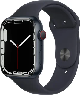 Apple Watch Series 7 45 mm Zwart