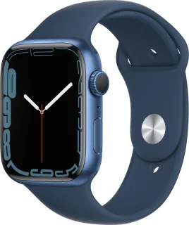Apple Watch Series 7 45mm Blauw