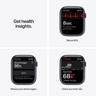 Apple Watch Series 7 45mm Middernacht
