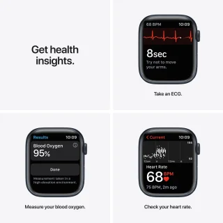Apple Watch Series 7 45mm Middernacht