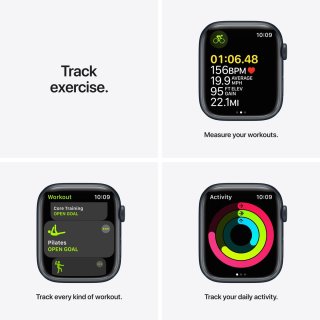 Apple Watch Series 7 45mm Middernacht
