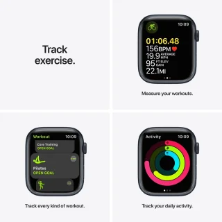 Apple Watch Series 7 45mm Middernacht