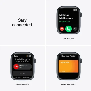 Apple Watch Series 7 45mm Middernacht