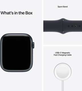 Apple Watch Series 7 45mm Middernacht