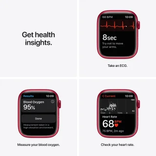 Apple Watch Series 7 45mm Rood