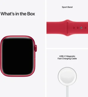 Apple Watch Series 7 45mm Rood
